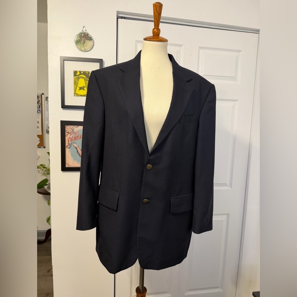 Dark Navy Oscar de La Renta Blazer